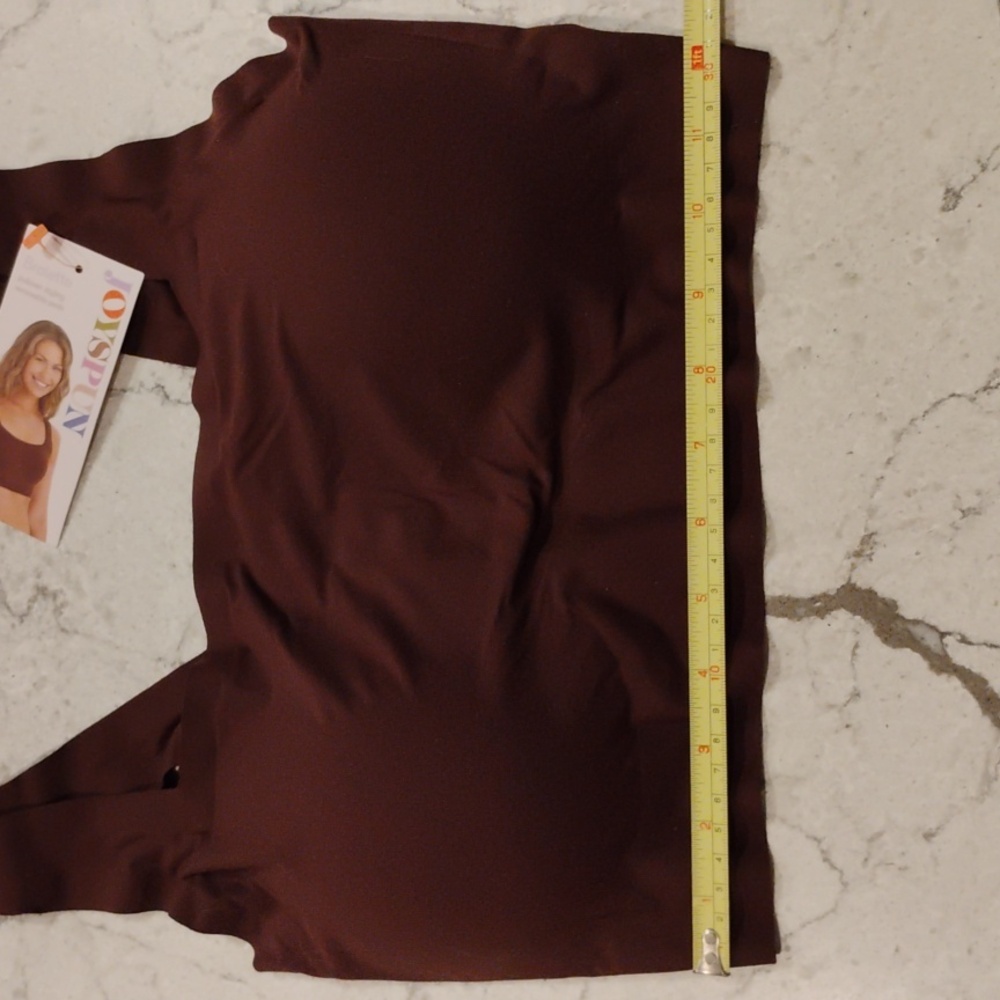 Women's Wirefree Bonded Longline Squareneck Bra   Various Sizes   NWT Brown - Picture 12 of 13